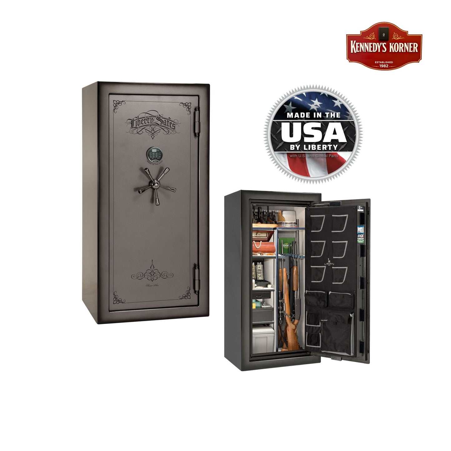 National Classic Plus 25 Gun Safe – High-Security Fire & Theft Protection