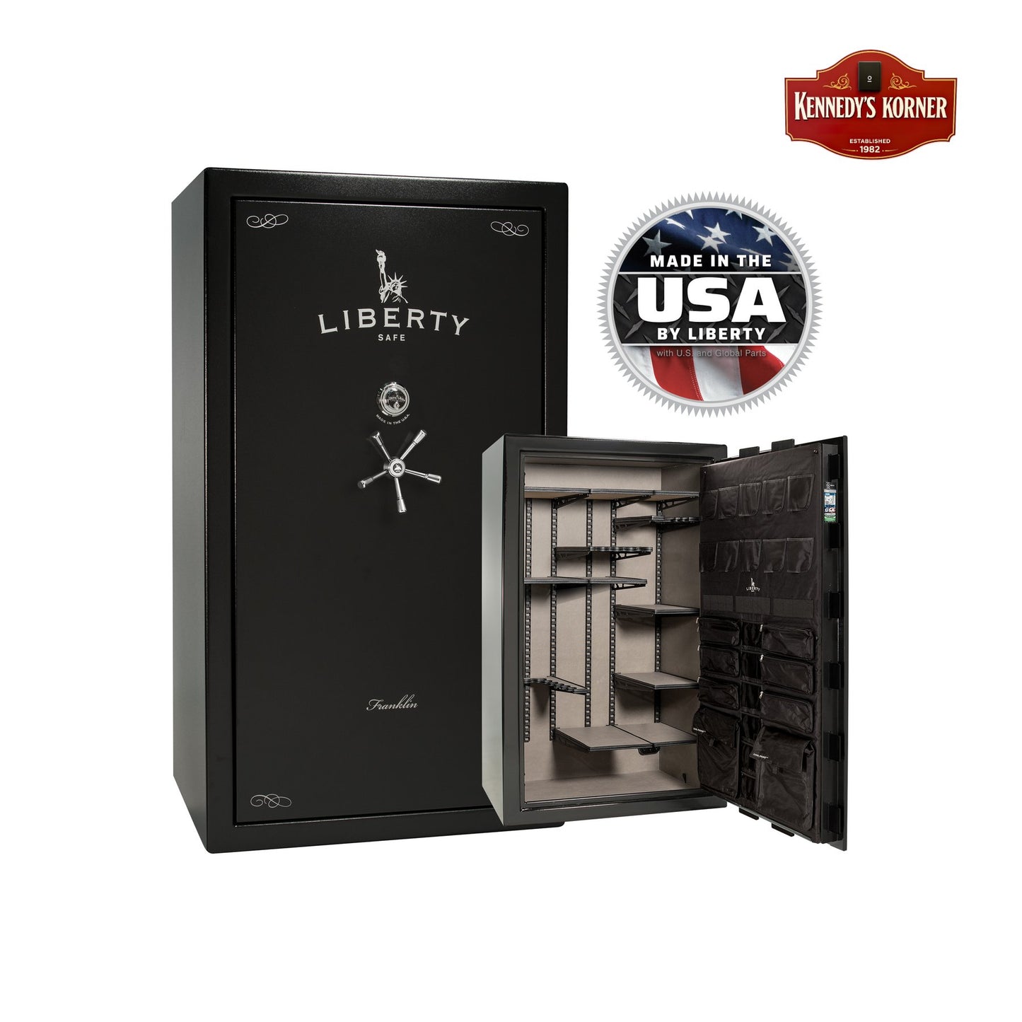 Liberty Franklin 50 Gun Safe – 110-Min Fire Protection, Secure Storage