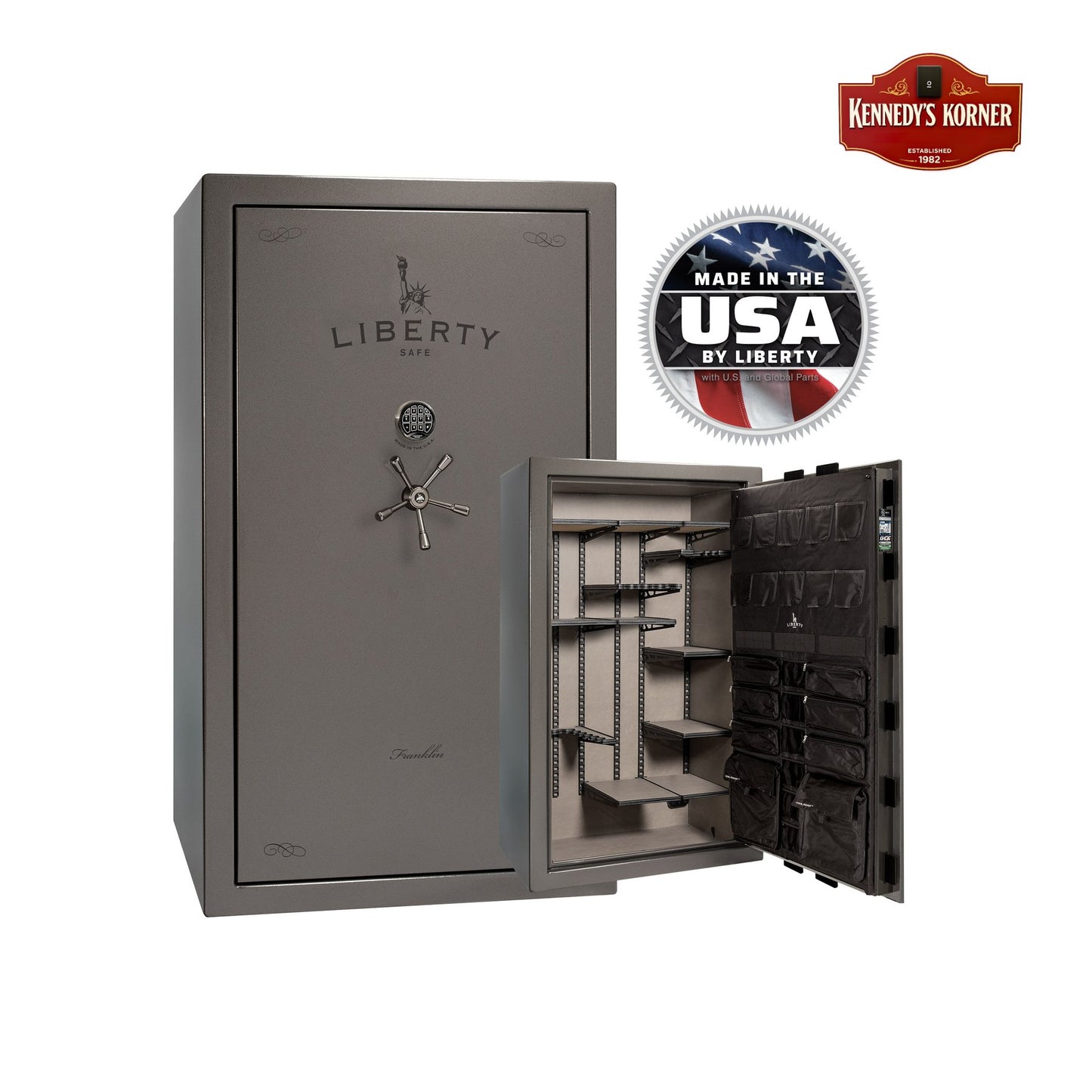 Liberty Franklin 50 Gun Safe – 110-Min Fire Protection, Secure Storage