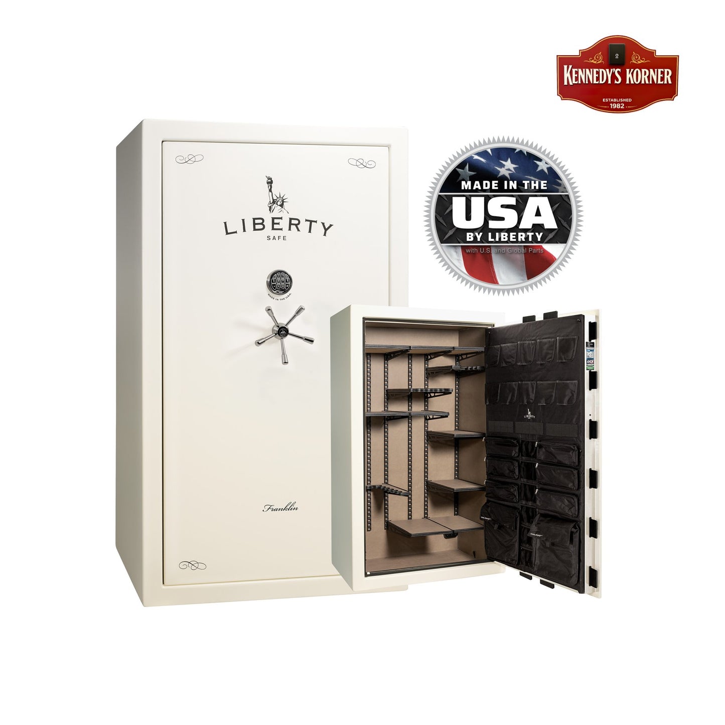 Liberty Franklin 50 Gun Safe – 110-Min Fire Protection, Secure Storage