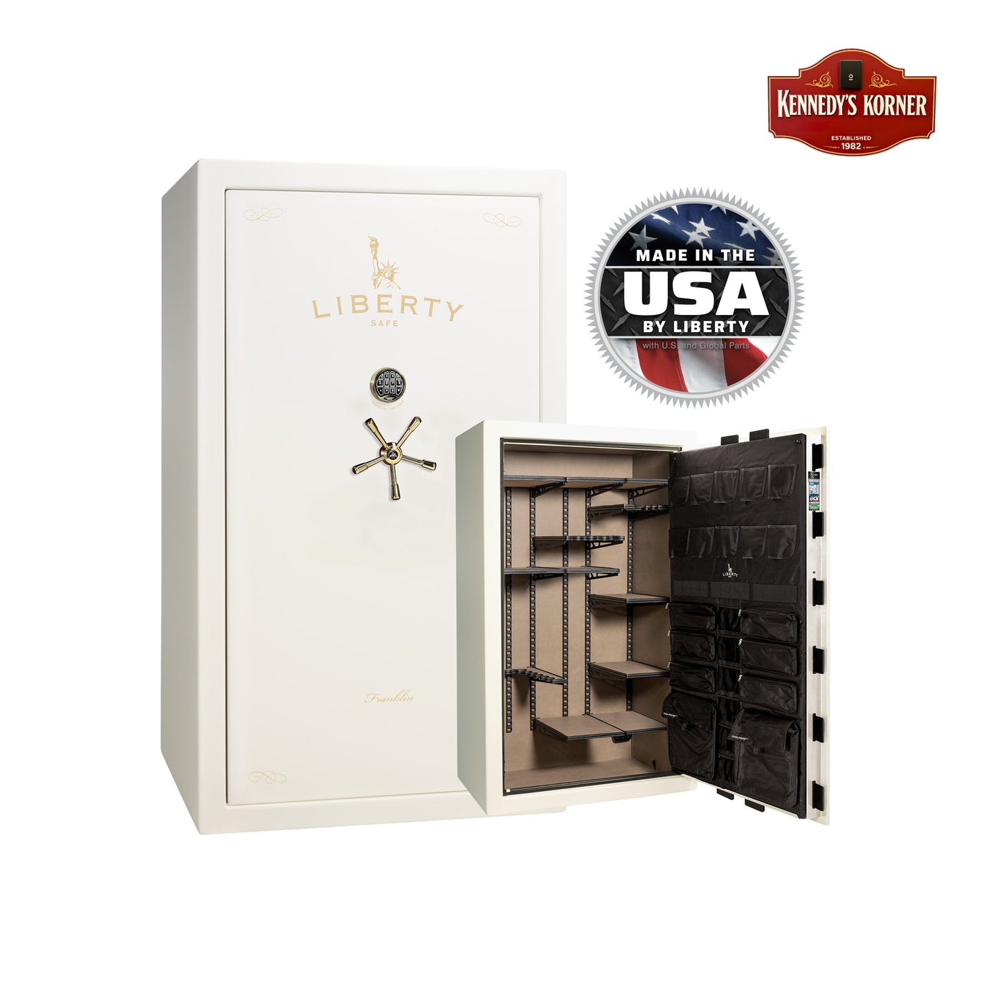 Liberty Franklin 50 Gun Safe – 110-Min Fire Protection, Secure Storage